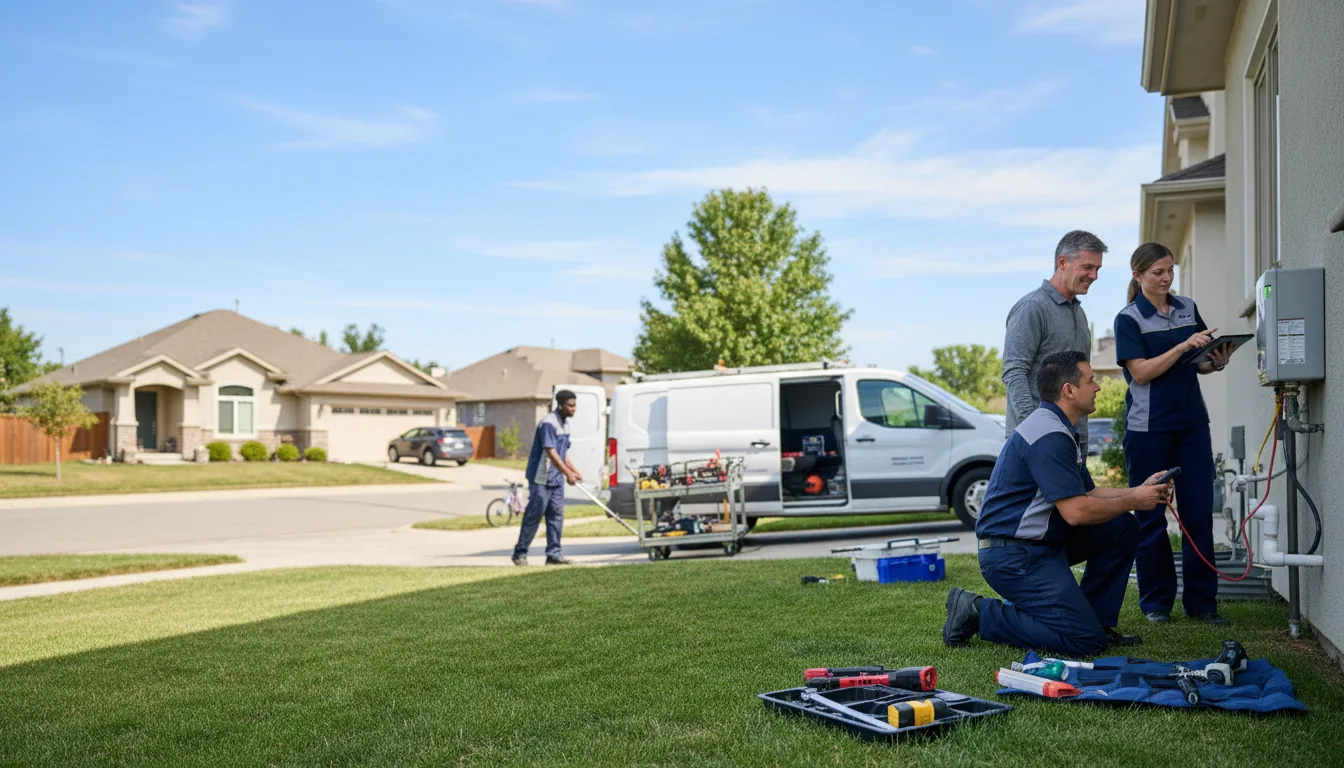 Tankless water heater service in Von Ormy, TX